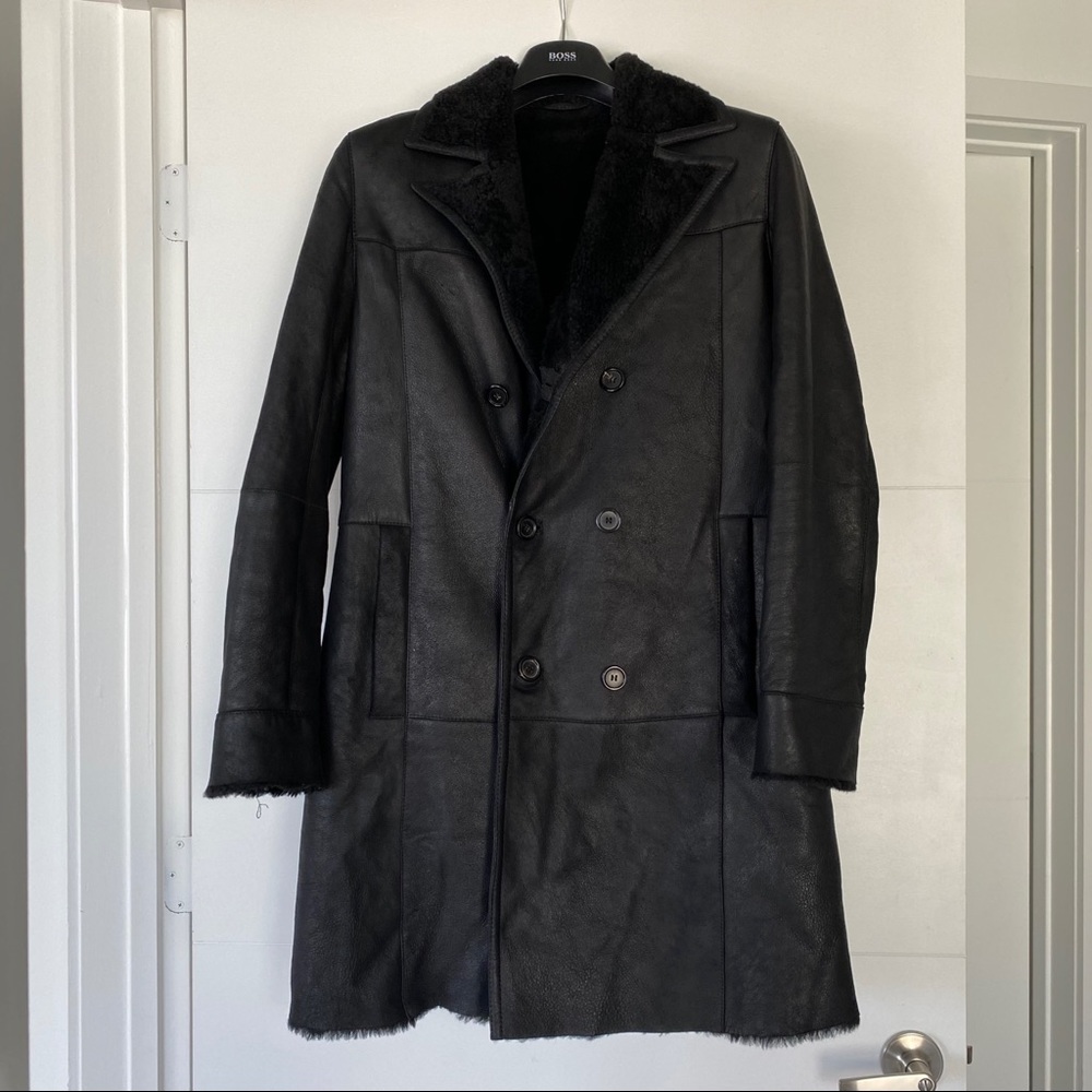 Hugo Boss Men’s Shearling Coat